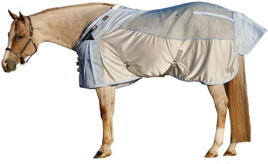 Schneiders Adjusta-Fit Mosquito Mesh Hybrid II Horse Fly Sheets | Ultimate Insect & UV Protection for Equine Comfort