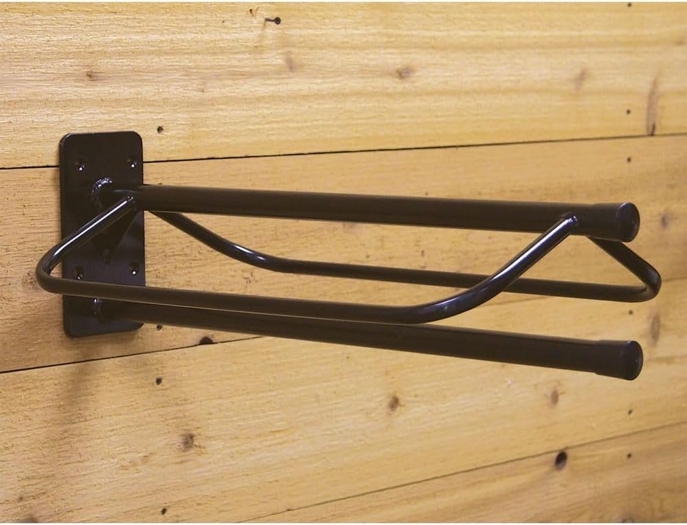 Saddle Rack with Pad Bar for Horse Enthusiast | Heavy-Duty Saddle Rack Wall Mount | Western & English Saddle Rack | Keeps Tack Organized