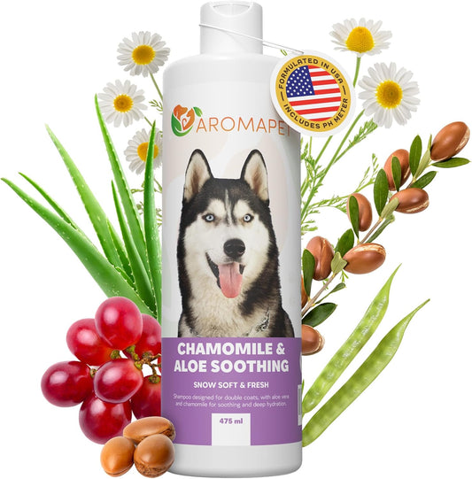 Sensitive Care -Tangle-Free-Silky Shine Softening and detangling Shampoo, Delicate Coat Clean & Odor Control Shampoo – Advanced Shine Formula for Dogs (Huskies, 16 Fluid Ounces)