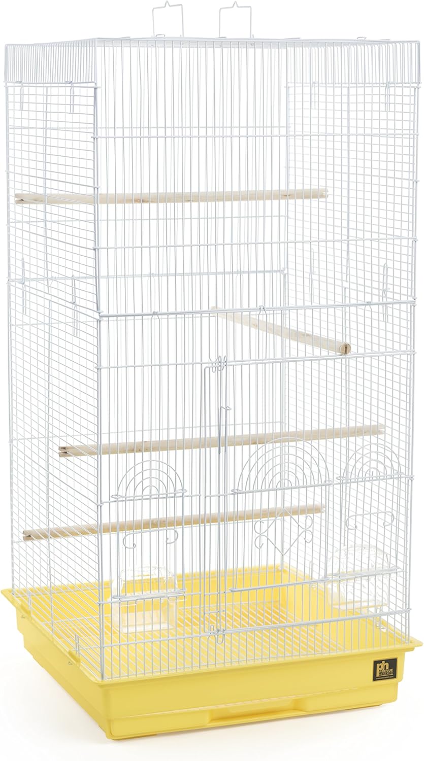 Prevue Pet Products SPECONO1818H-Y Tall Tiel Cage, Yellow