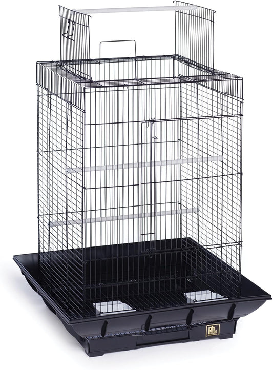 Prevue Hendryx SP851B/B Clean Life Play Top Cage, Black