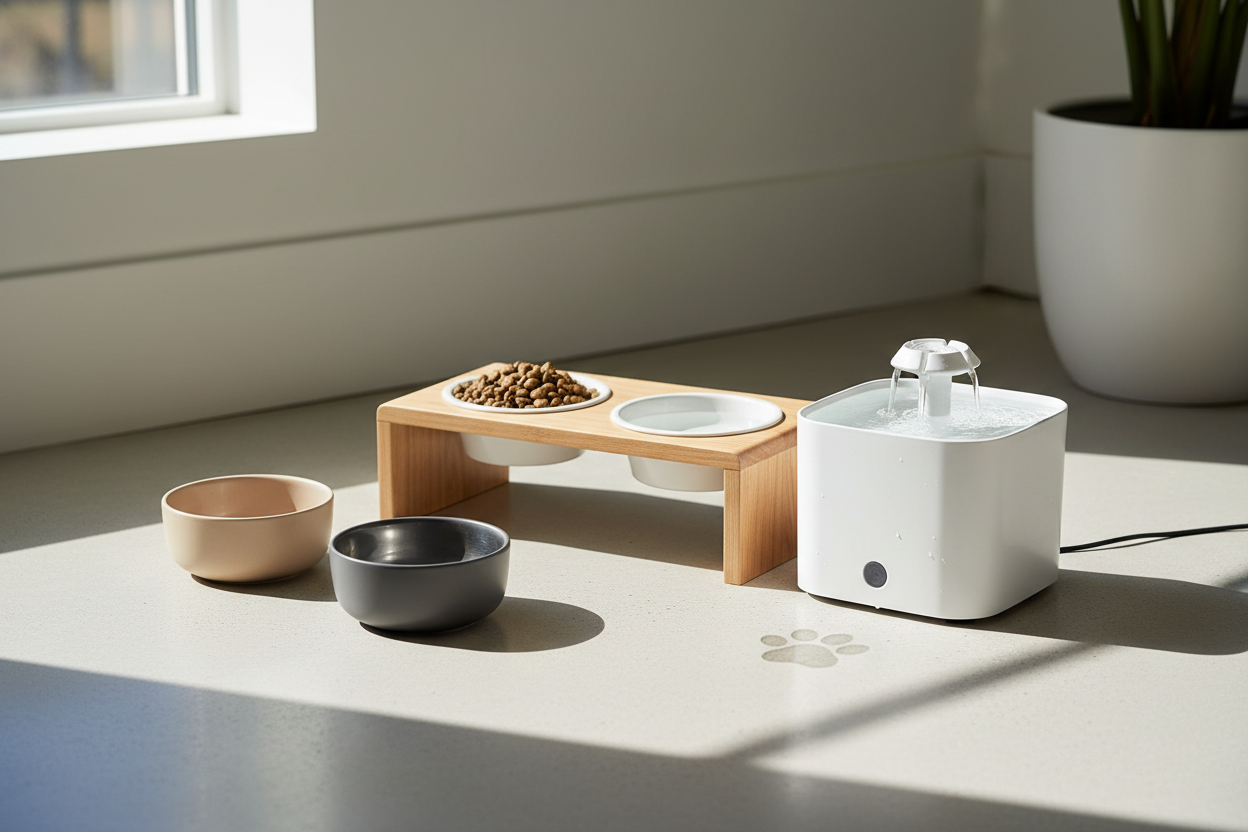 PETS Feeding & Watering Supplies

Simple Feeding. Healthier Habits.

Our feeding & watering supplies are designed to make mealtime cleaner, easier, and more comfortable for your pets. From sturdy bowls to smart feeding solutions, each item supports healthy eating habits and daily hydration.